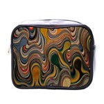 Swirl Colour Design Color Texture Mini Toiletries Bags Front