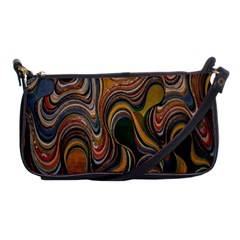 Swirl Colour Design Color Texture Shoulder Clutch Bags