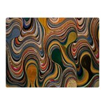 Swirl Colour Design Color Texture Double Sided Flano Blanket (Mini)  35 x27  Blanket Front