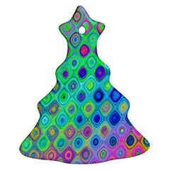 Background Texture Pattern Colorful Ornament (christmas Tree)  by Simbadda