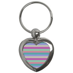 Backgrounds Pattern Lines Wall Key Chains (heart)  by Simbadda