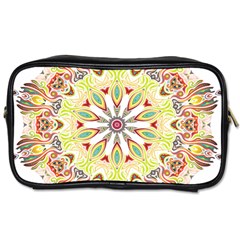 Intricate Flower Star Toiletries Bags by Alisyart