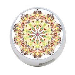 Intricate Flower Star 4-port Usb Hub (one Side) by Alisyart