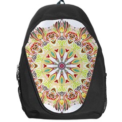 Intricate Flower Star Backpack Bag
