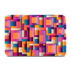 Abstract Background Geometry Blocks Plate Mats by Simbadda