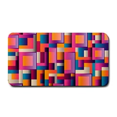 Abstract Background Geometry Blocks Medium Bar Mats by Simbadda