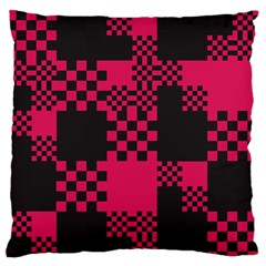 Cube Square Block Shape Creative Standard Flano Cushion Case (one Side) by Simbadda