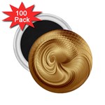 Gold Background Texture Pattern 2.25  Magnets (100 pack)  Front