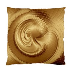 Gold Background Texture Pattern Standard Cushion Case (two Sides) by Simbadda