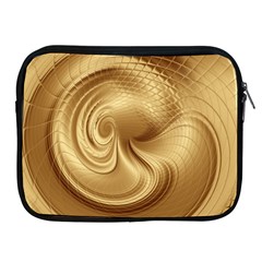 Gold Background Texture Pattern Apple Ipad 2/3/4 Zipper Cases by Simbadda