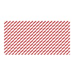 Pattern Red White Background Satin Wrap Front