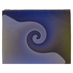 Logo Wave Design Abstract Cosmetic Bag (xxxl)  by Simbadda