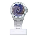 Logo Wave Design Abstract Plastic Nurses Watch Front