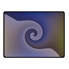 Logo Wave Design Abstract Double Sided Fleece Blanket (small)  by Simbadda