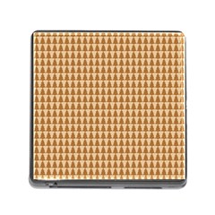Pattern Gingerbread Brown Memory Card Reader (square) by Simbadda