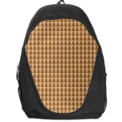 Pattern Gingerbread Brown Backpack Bag by Simbadda