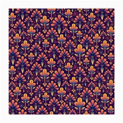 Abstract Background Floral Pattern Medium Glasses Cloth (2-side) by Simbadda