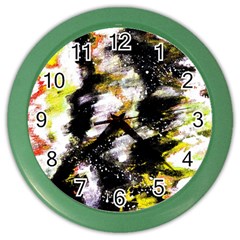 Canvas Acrylic Digital Design Color Wall Clocks by Simbadda