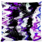 Canvas Acrylic Digital Design Large Cushion Case (Two Sides) Back