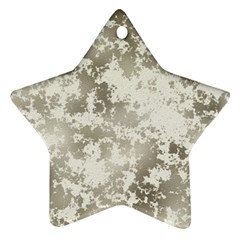 Wall Rock Pattern Structure Dirty Star Ornament (two Sides)