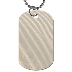 Sand Pattern Wave Texture Dog Tag (one Side)