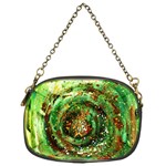 Canvas Acrylic Design Color Chain Purses (One Side)  Front