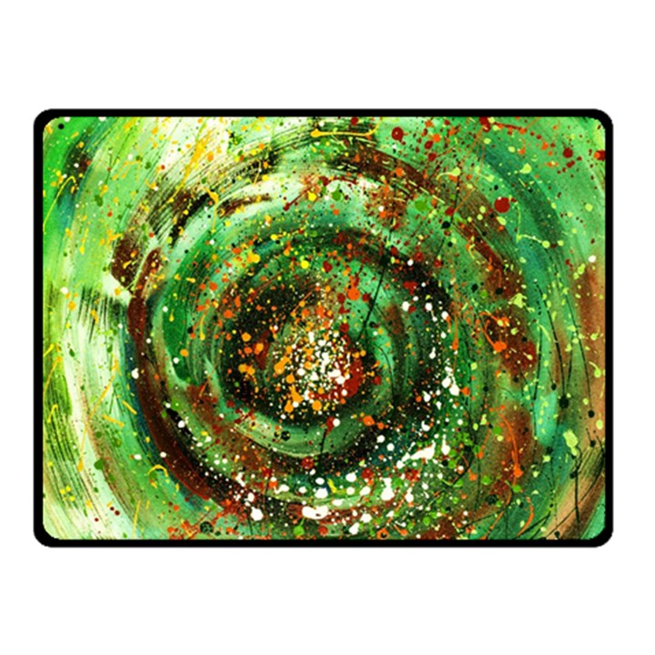 Canvas Acrylic Design Color Fleece Blanket (Small)