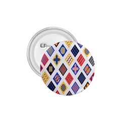Plaid Triangle Sign Color Rainbow 1 75  Buttons by Alisyart