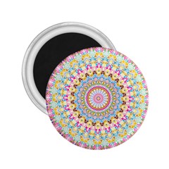 Kaleidoscope Star Love Flower Color Rainbow 2 25  Magnets by Alisyart