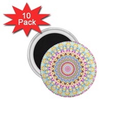 Kaleidoscope Star Love Flower Color Rainbow 1 75  Magnets (10 Pack)  by Alisyart