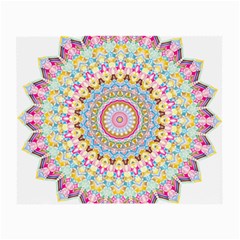 Kaleidoscope Star Love Flower Color Rainbow Small Glasses Cloth (2-side) by Alisyart