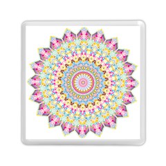 Kaleidoscope Star Love Flower Color Rainbow Memory Card Reader (square) 