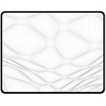 Line Stone Grey Circle Fleece Blanket (Medium)  60 x50  Blanket Front