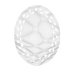 Line Stone Grey Circle Ornament (oval Filigree) by Alisyart