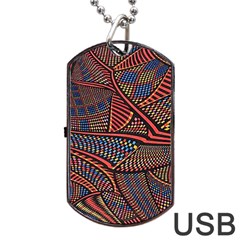 Random Inspiration Dog Tag Usb Flash (one Side)