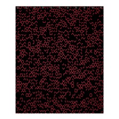 Random Pink Black Red Shower Curtain 60  X 72  (medium) 