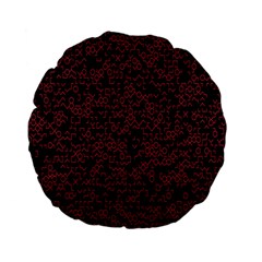 Random Pink Black Red Standard 15  Premium Flano Round Cushions by Alisyart