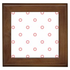 Scrapbook Paper Flower Framed Tiles by Alisyart