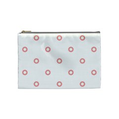 Scrapbook Paper Flower Cosmetic Bag (medium)  by Alisyart