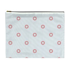 Scrapbook Paper Flower Cosmetic Bag (xl)