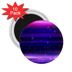 Space Planet Pink Blue Purple 2 25  Magnets (10 Pack)  by Alisyart