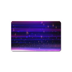 Space Planet Pink Blue Purple Magnet (name Card) by Alisyart