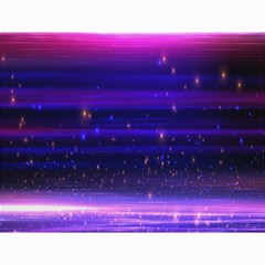 Space Planet Pink Blue Purple Canvas 36  X 48  