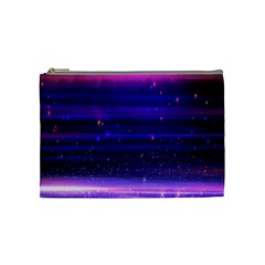 Space Planet Pink Blue Purple Cosmetic Bag (medium) 