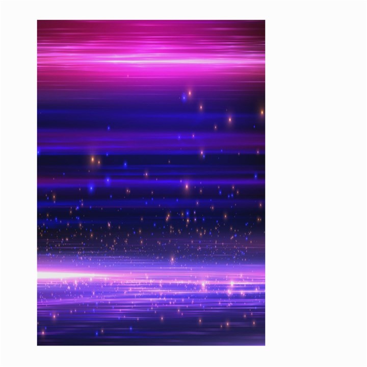 Space Planet Pink Blue Purple Large Garden Flag (Two Sides)