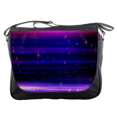 Space Planet Pink Blue Purple Messenger Bags