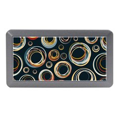 Seamless Cubes Texture Circle Black Orange Red Color Rainbow Memory Card Reader (mini)