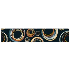 Seamless Cubes Texture Circle Black Orange Red Color Rainbow Flano Scarf (small)