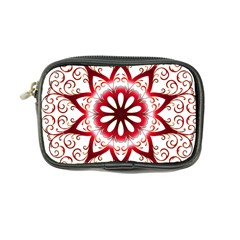 Prismatic Flower Floral Star Gold Red Orange Coin Purse