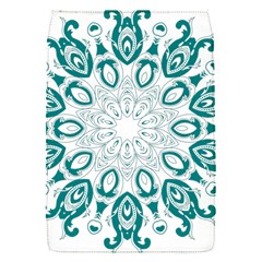 Vintage Floral Star Blue Green Flap Covers (s)  by Alisyart